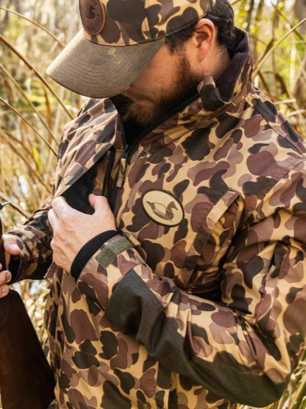 FrogSkin Camo Shell Weight Pullover by Dixie Decoys