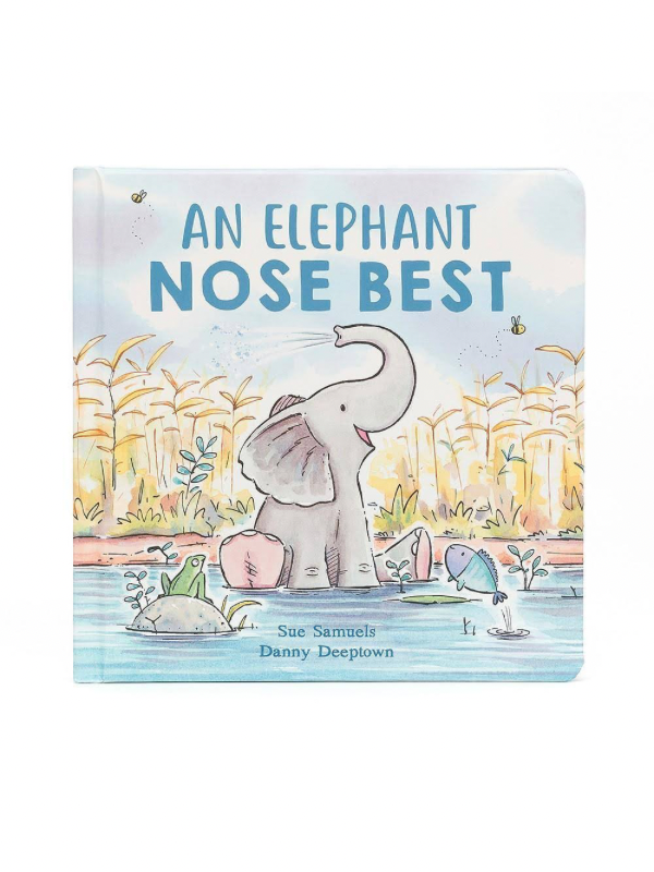 An Elephant Nose Best Book by Jellycat
