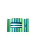 green and blue Small Flat Rectangle Hair Clip