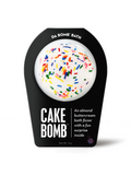 Cake bomb bath bomb fizzer with surprise inside