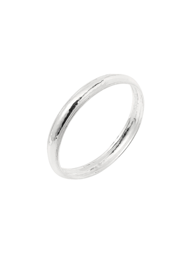 skinny hammered silver bangle