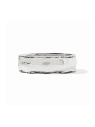 hammered thick bangle