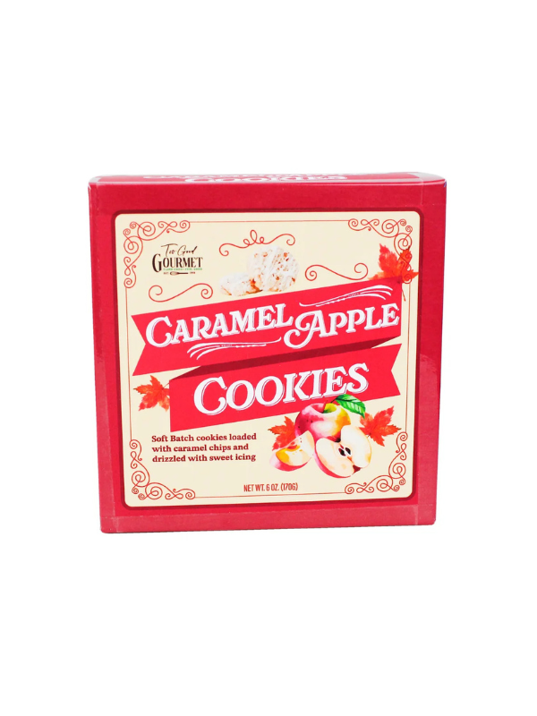 Caramel Apple Fall Soft Batch Cookie with icing 