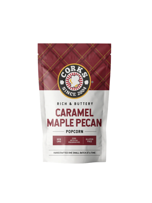 Caramel Maple Pecan Popcorn