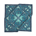 teal and blue bandana