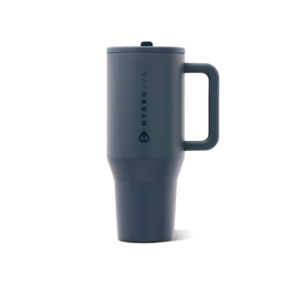  The HydroJug Traveler is completely leakproof with the straw down, cupholder compatible, and has a hygienic circular flip straw for easy sipping. 