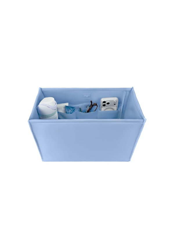 Blue purse organizer 