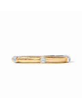blue stone gold bangle by julie vos