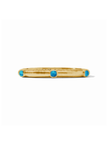 blue stone gold bangle bracelet
