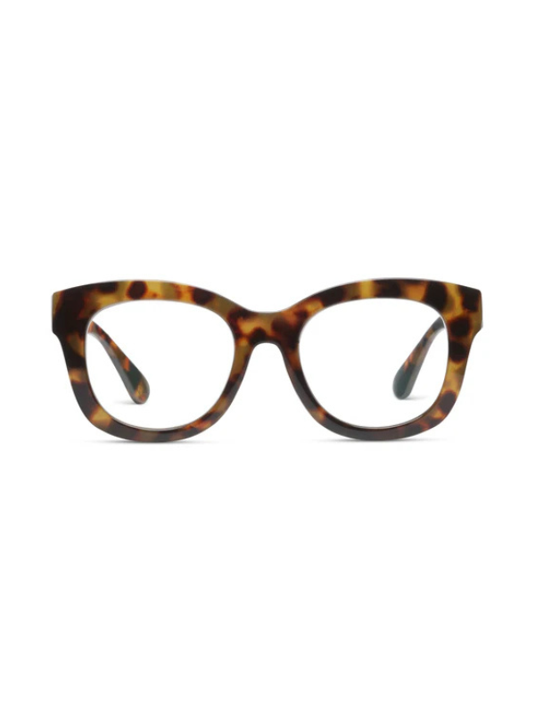 Center Stage Tortoise Progressive Reading Glasses By Peepers bluelight
