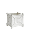 white Chinoiserie Cachepot