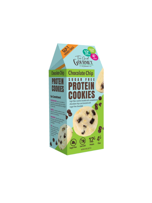 Chocolate Chip High Protein, High Fiber Cookies too good gourmet
