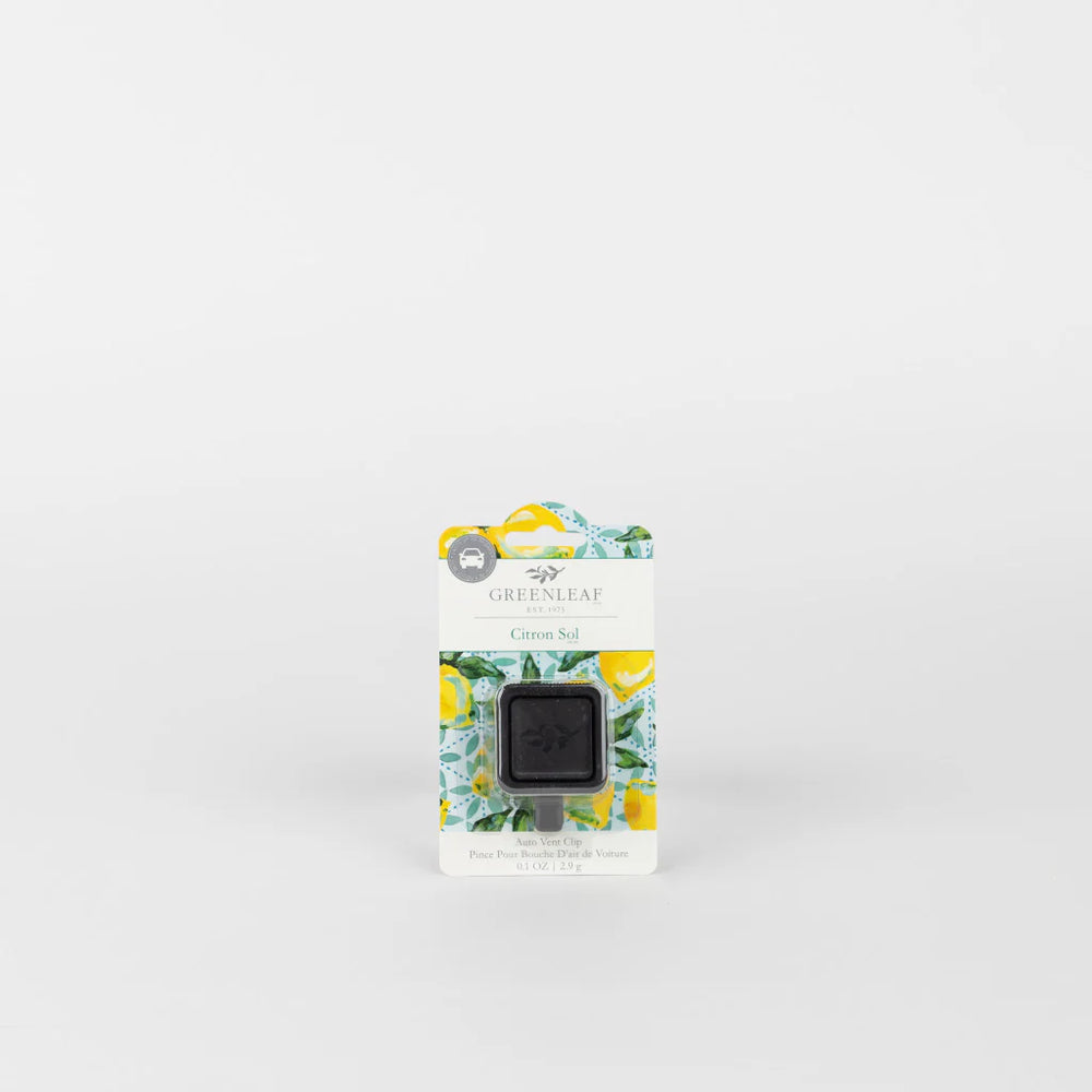 Citron Sol Auto Vent Clip by Greenleaf
