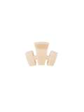Classic Almond Beige Petite Claw Clip By Teleties