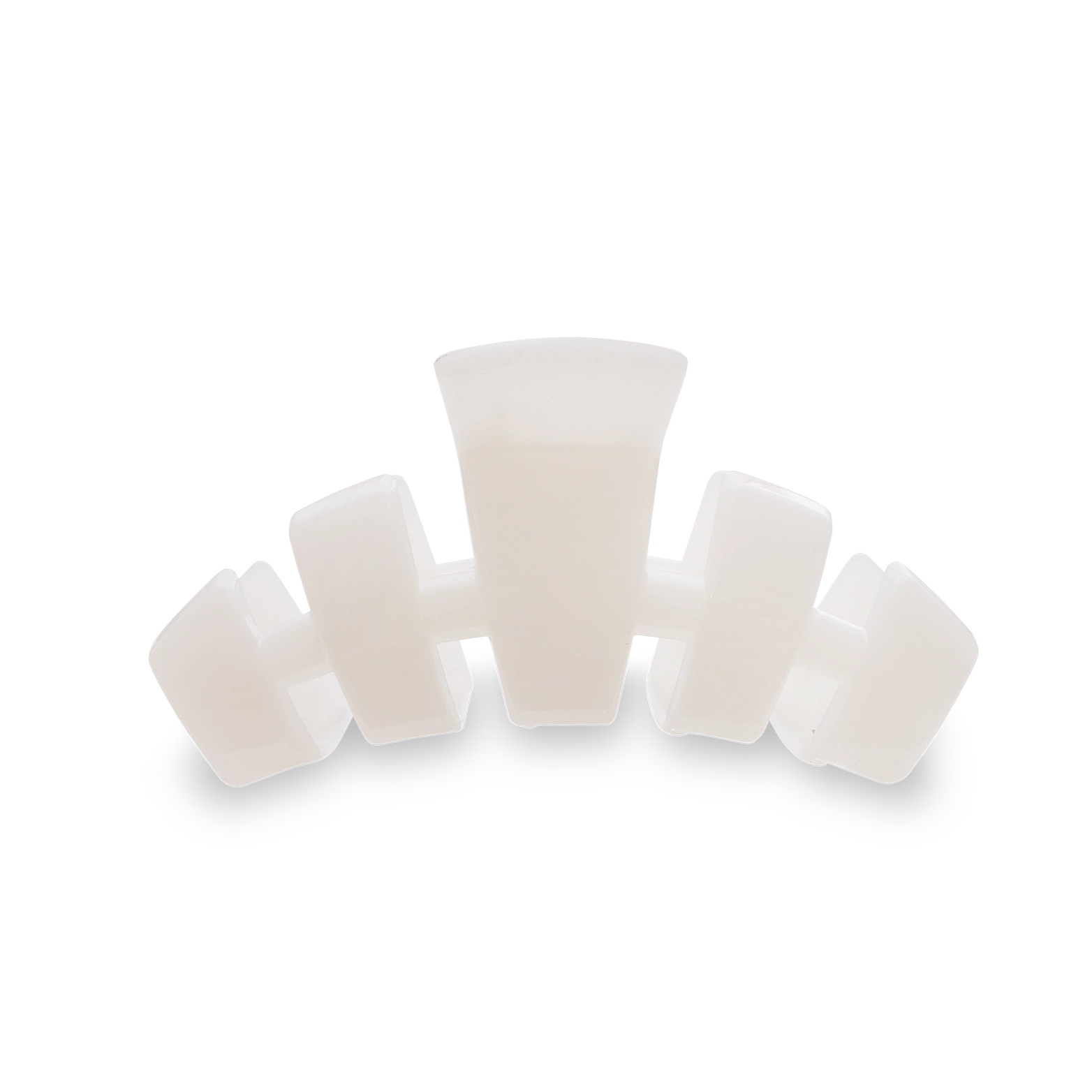 Classic Coconut White Medium Hair Clip teleties