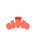large neon coral clip