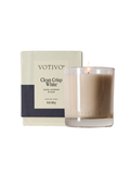 Clean Crisp White Signature Candle votivo