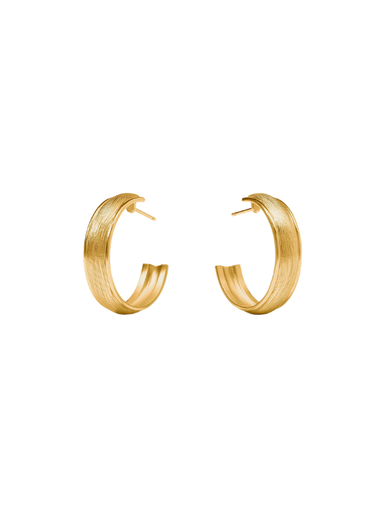 Gold Cobblestone Hoop By Julie Vos