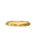 Cobblestone Stone Bangle in Green Cat's Eye 