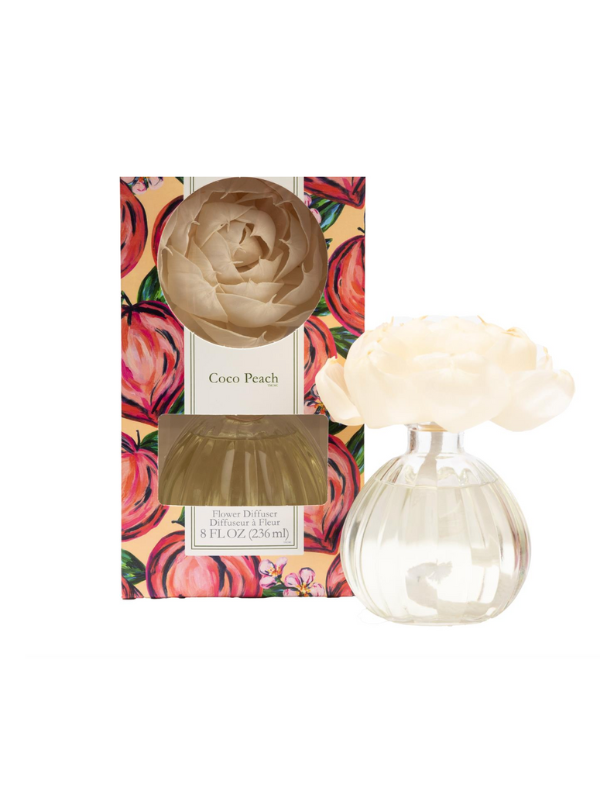 Coco Peach Flower Diffuser by Greenleaf