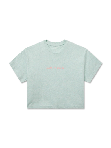 cropped green tee southern marsh