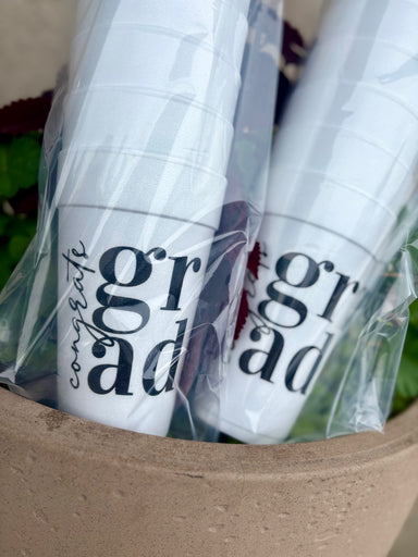 Congrats Grad - Set of 10 Stryofoam Cups