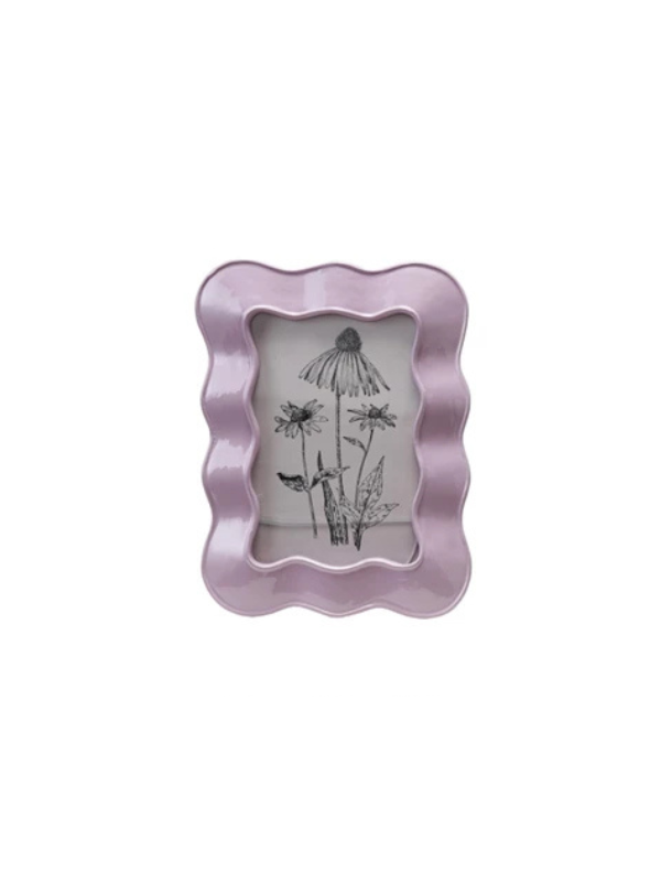 Resin Wavy 4" x 6" Photo Frame