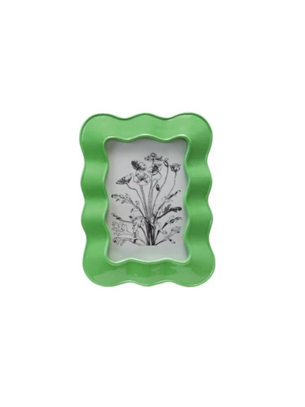 Resin Wavy 4" x 6" Photo Frame