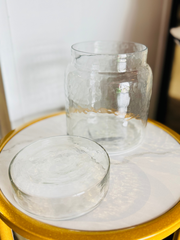 5.5" Glass Jar With Lid