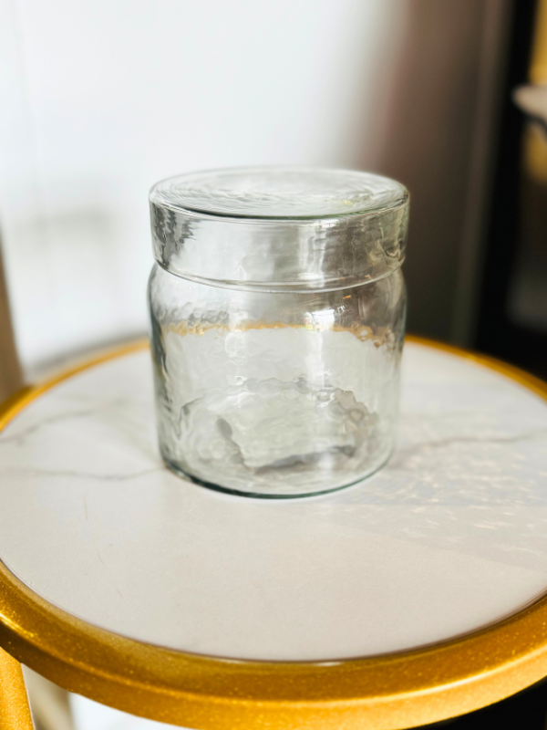 4.3" Glass Jar With Lid