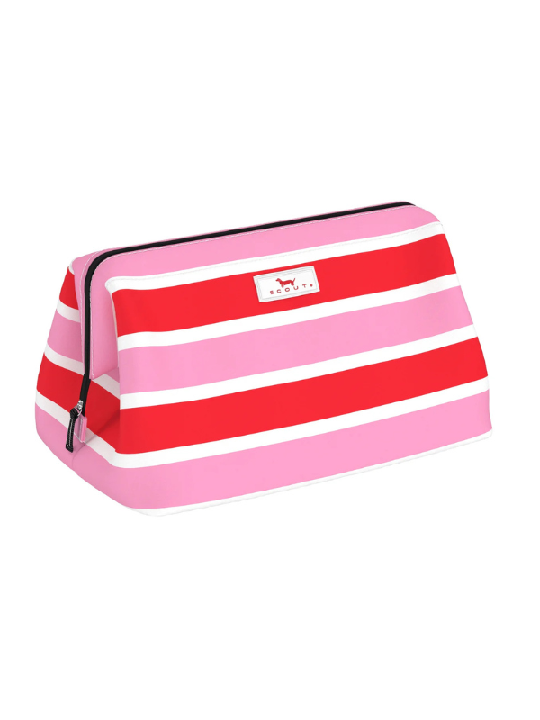 Candy Striper Big Mouth Makeup Bag by Scout