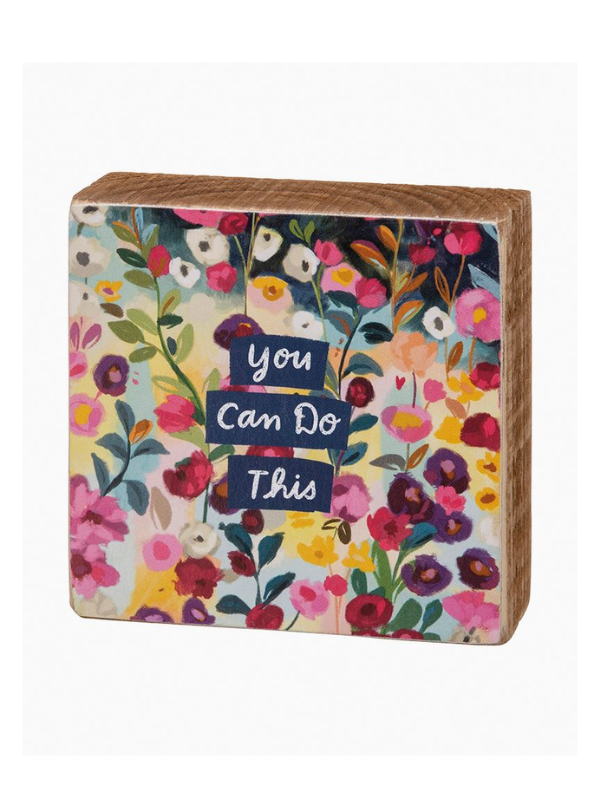 You Can Do This Block Sign