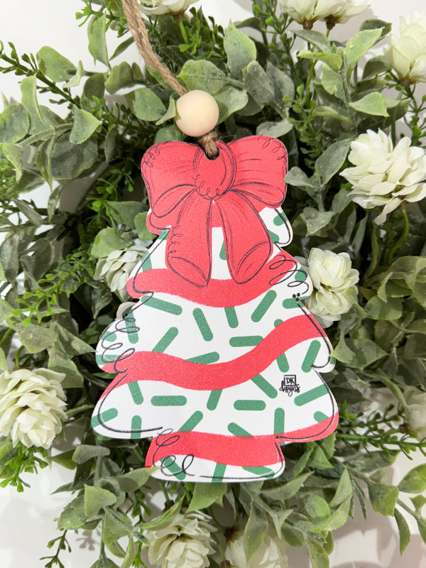 Christmas Tree Cake Ornament