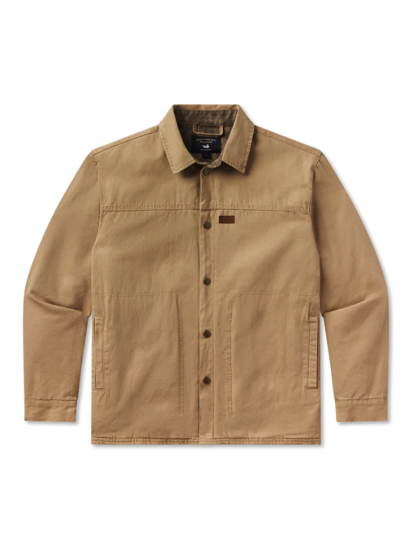 Bishop Rugged Canvas Jacket- Field Khaki By Southern Marsh