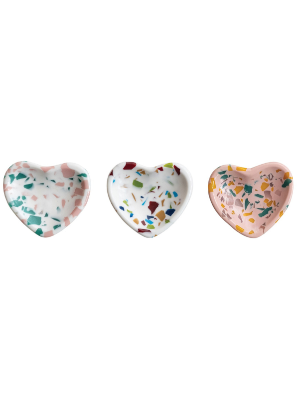 Resin Heart Shaped Dish