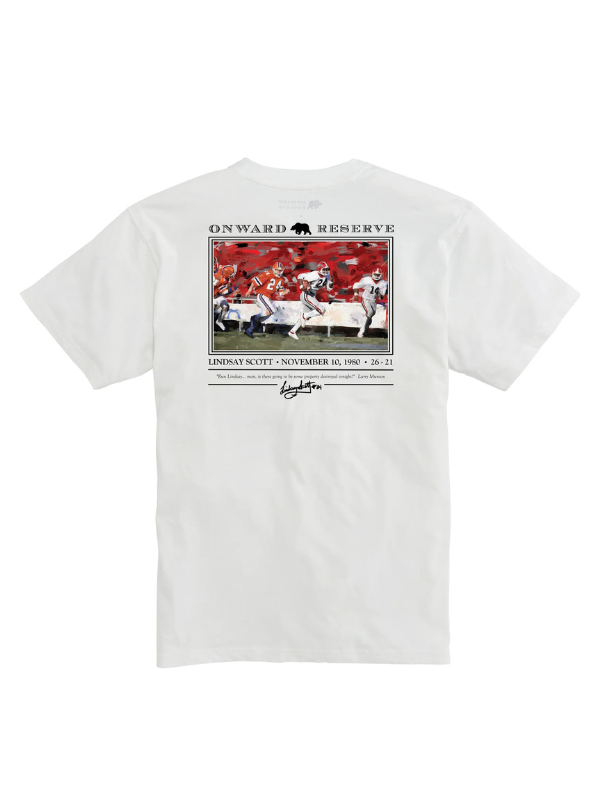 Run Lindsay Run Tee in White By Onward Reserve