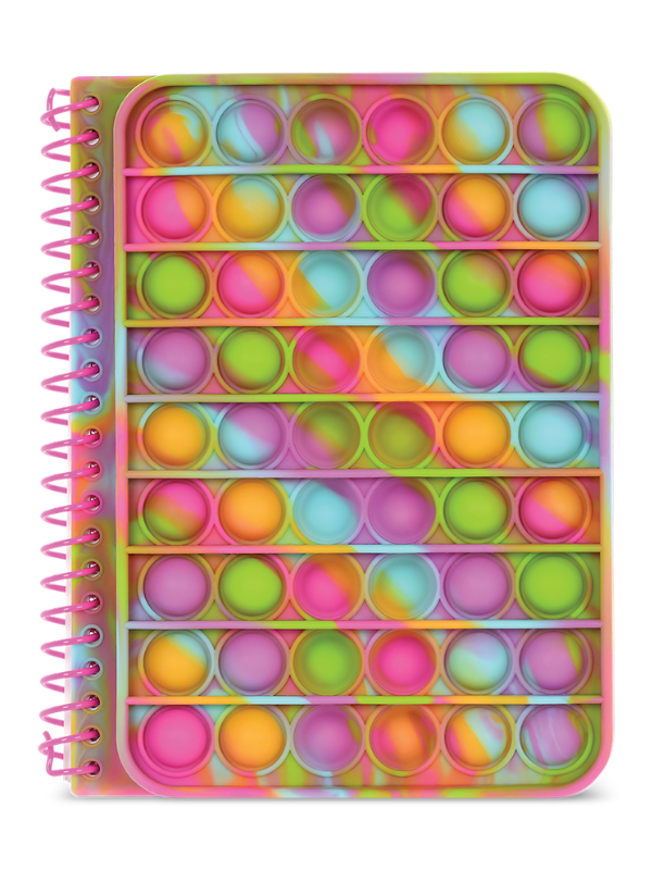 Rainbow Tie Dye Popper Journal
