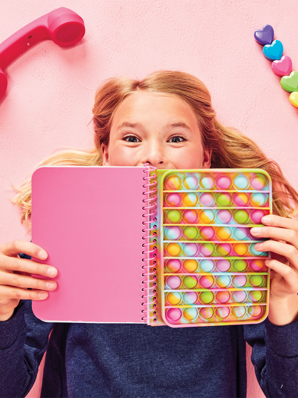 Rainbow Tie Dye Popper Journal