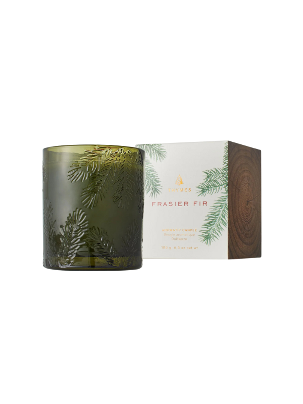 Frasier Fir Green Glass Candle