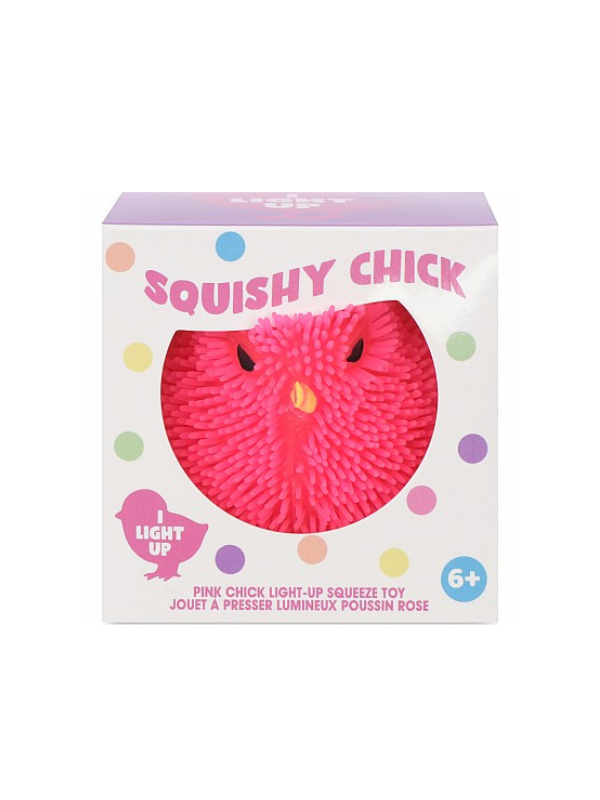 Pink Chick Light Up Squeeze Toy