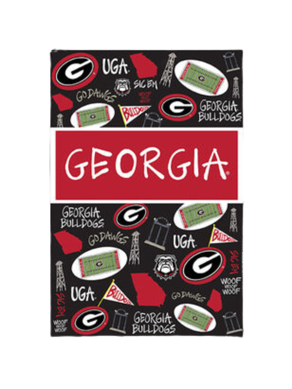 UGA Icon Garden Flag