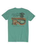 Country Club Tee by Struttin' Cotton in Sweet grass green
