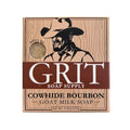 Grit soap supply cowhide bourbon goat milk soap