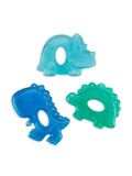 Set of 3 dino water filled teethers 