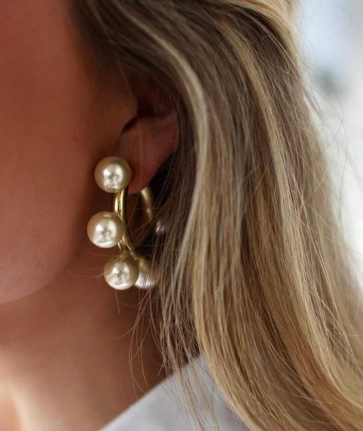 Shiny Gio Hoops by Sheila Fajl