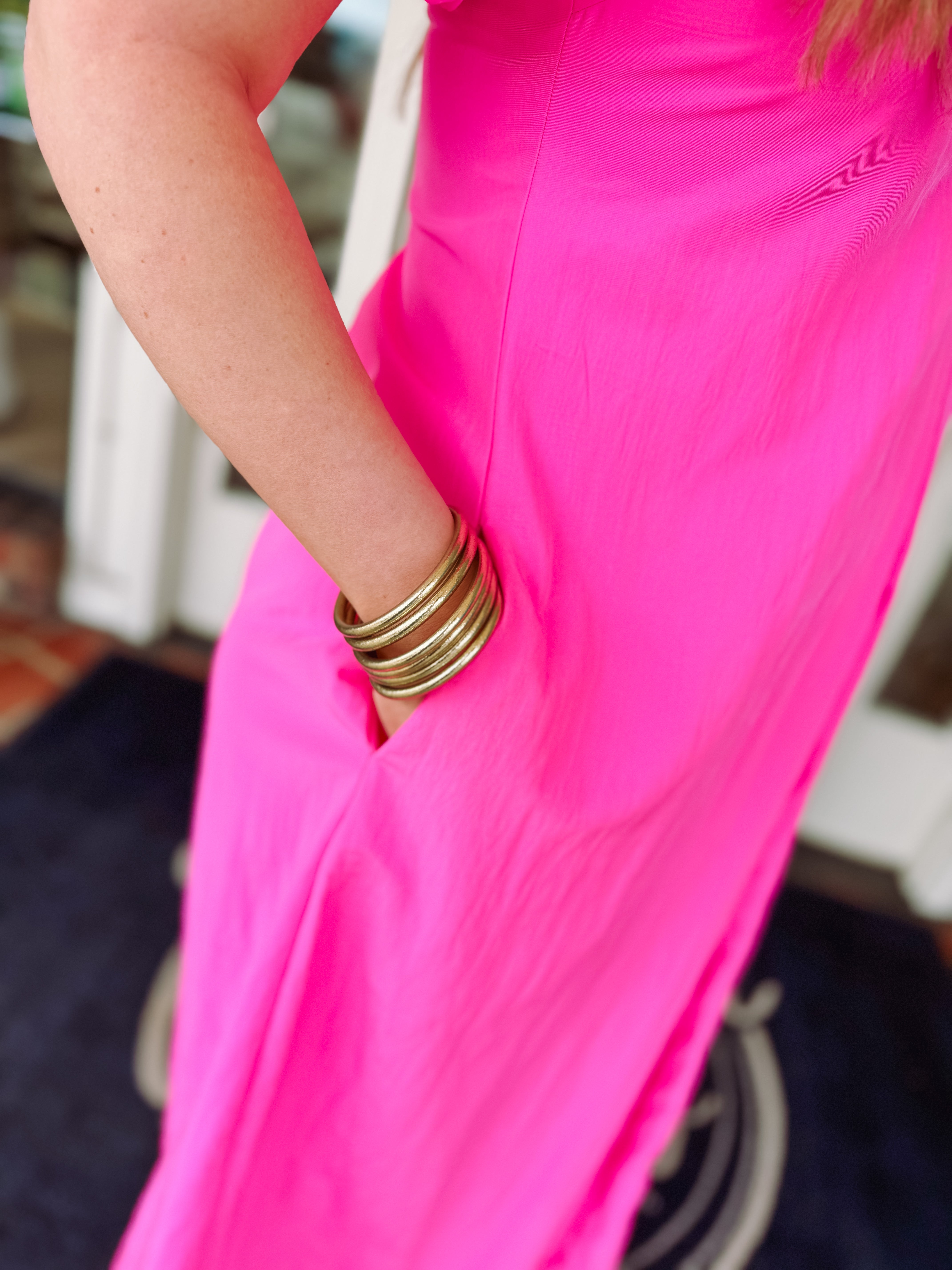 The Tori Pleated Midi Dress