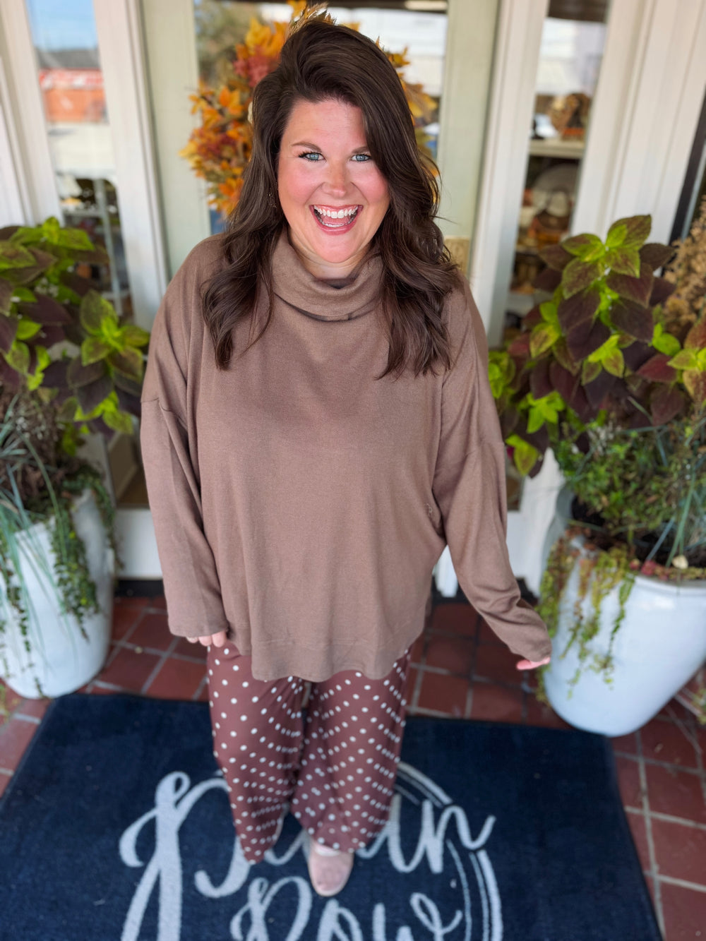 The Gayle Turtleneck Knit Top (XL-2X)