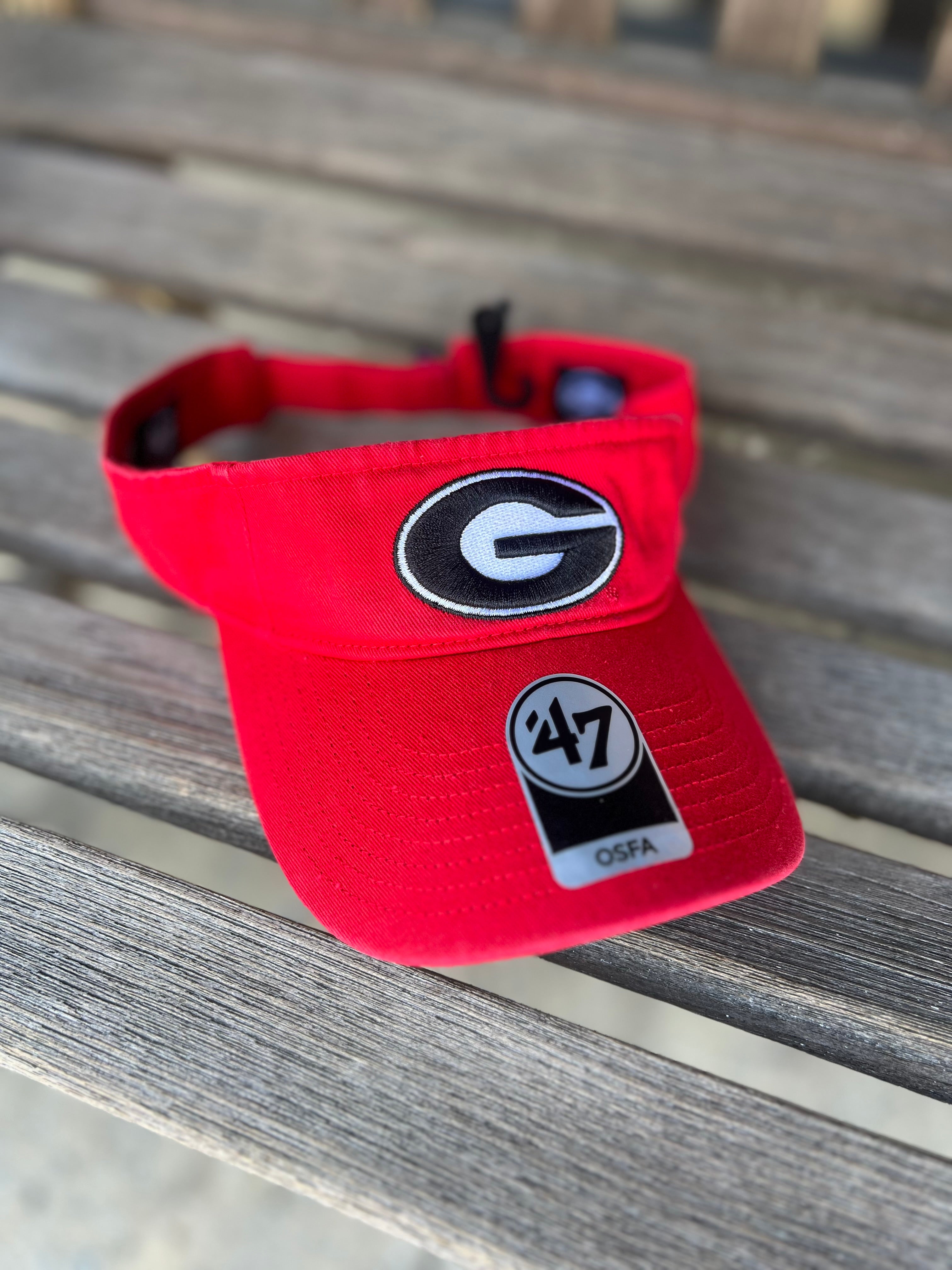 Georgia Bulldogs Red Clean Up Visor