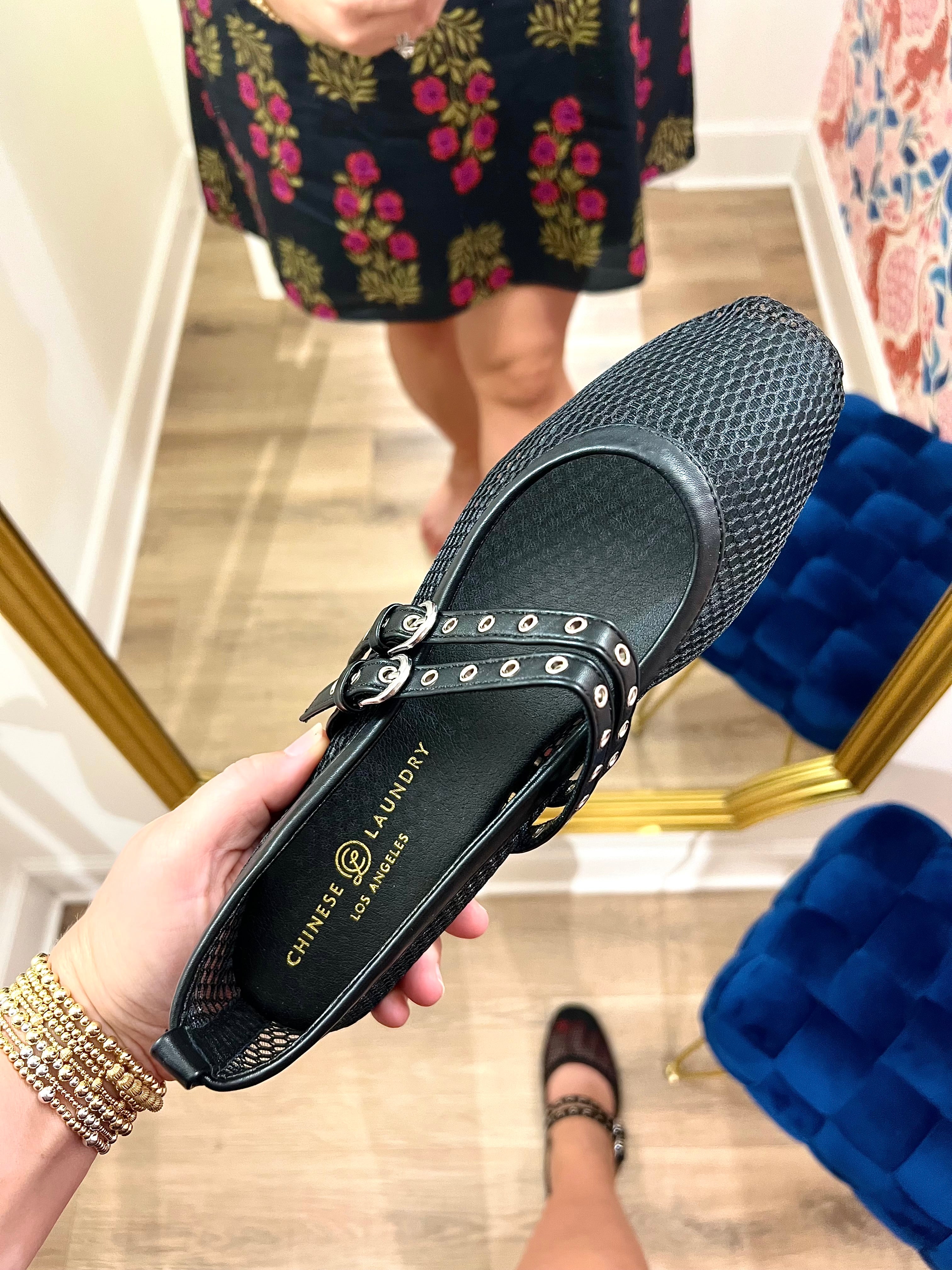 Match Set Mesh Flat in Black