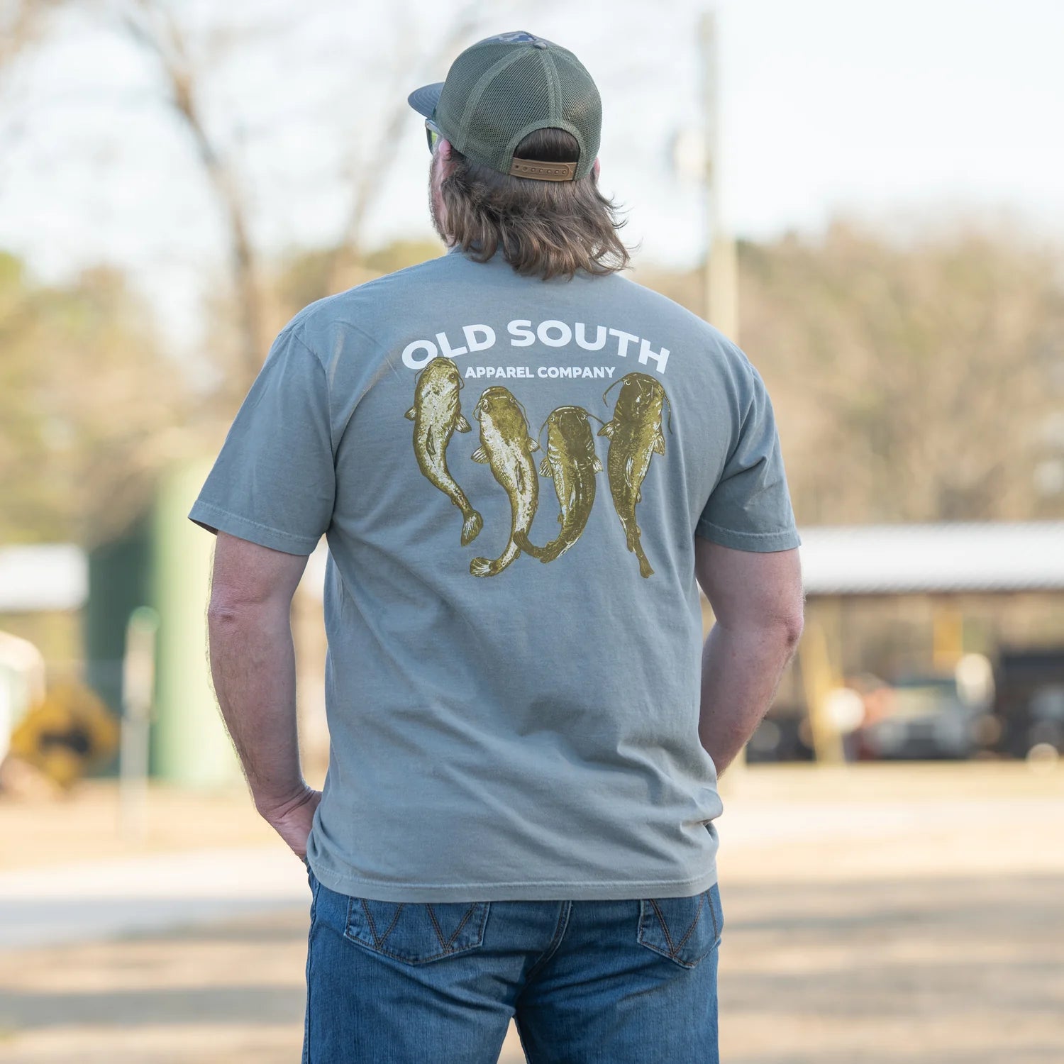 Flat Head Catfish Short Sleeve Tee by Old South Apparel